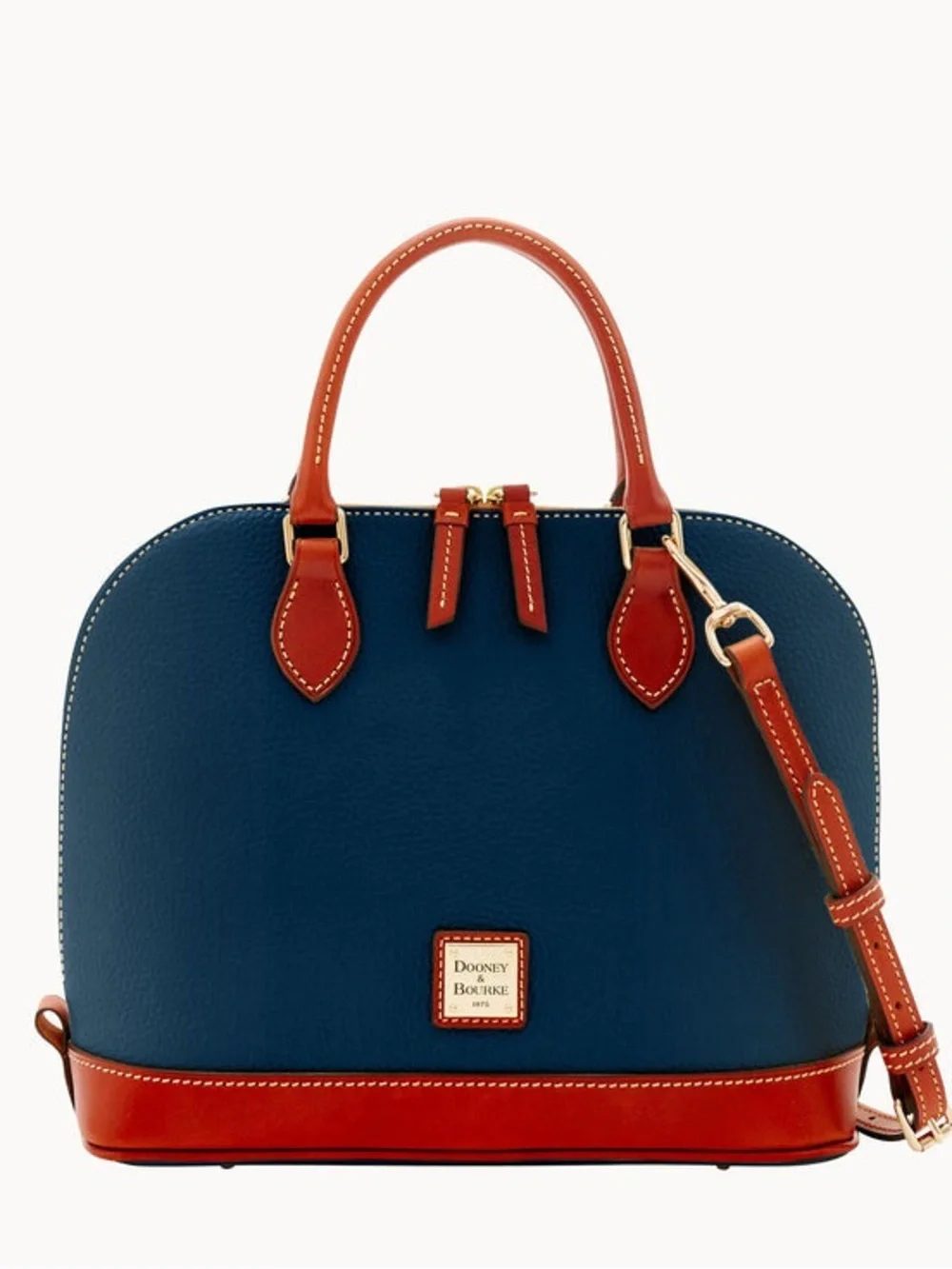 Dooney & Bourke Pebble Grain Zip Zip Satchel